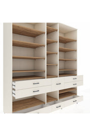 Kronos Dolap 19 Raflı 8 Çekmeceli 220x59x243 - S784M020V01C