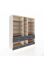 Kronos Dolap 19 Raflı 8 Çekmeceli 220x59x243 - S784M020V02C