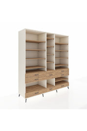 Kronos Dolap 19 Raflı 8 Çekmeceli 220x59x243 - S784M020V03C