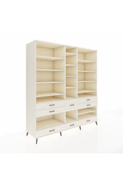 Kronos Dolap 19 Raflı 8 Çekmeceli 220x59x243 - S784M020V04C