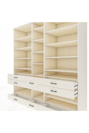 Kronos Dolap 19 Raflı 8 Çekmeceli 220x59x243 - S784M020V04C