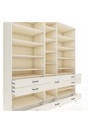 Kronos Dolap 19 Raflı 8 Çekmeceli 220x59x243 - S784M020V04C
