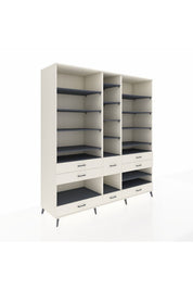 Kronos Dolap 19 Raflı 8 Çekmeceli 220x59x243 - S784M020V07C