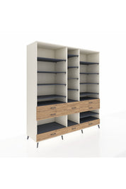 Kronos Dolap 19 Raflı 8 Çekmeceli 220x59x243 - S784M020V09C