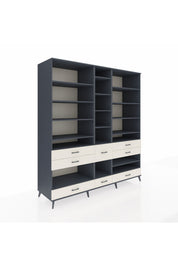 Kronos Dolap 19 Raflı 8 Çekmeceli 220x59x243 - S784M020V16C