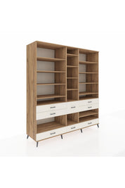 Kronos Dolap 19 Raflı 8 Çekmeceli 220x59x243 - S784M020V19C