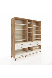 Kronos Dolap 19 Raflı 8 Çekmeceli 220x59x243 - S784M020V22C