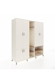 Kronos Dolap 15 Raflı 5 Kapaklı Tek Askılı 220x59x243 Aytaşı-Aytaşı/Çam