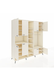 Kronos Dolap 18 Raflı 8 Kapaklı Tek Askılı 220x59x243 Aytaşı-Aytaşı/Aytaşı