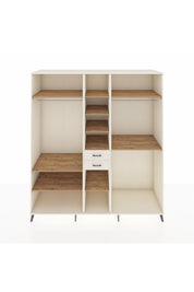 Kronos Dolap 10 Raflı 2 Çekmeceli 3 Askılı 220x59x243 Aytaşı-Çam/Aytaşı