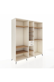 Kronos Dolap 10 Raflı 2 Çekmeceli 3 Askılı 220x59x243 Aytaşı-Çam/Aytaşı