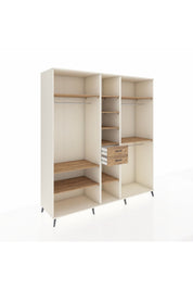 Kronos Dolap 10 Raflı 2 Çekmeceli 3 Askılı 220x59x243 Aytaşı-Çam/Çam