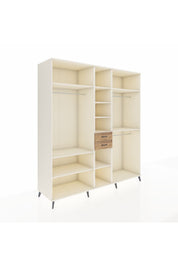 Kronos Dolap 10 Raflı 2 Çekmeceli 3 Askılı 220x59x243 Aytaşı-Aytaşı/Çam