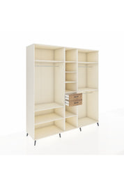 Kronos Dolap 10 Raflı 2 Çekmeceli 3 Askılı 220x59x243 Aytaşı-Aytaşı/Çam