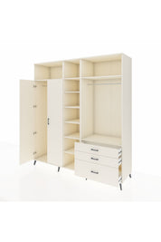 Kronos Dolap 9 Raflı 3 Çekmeceli 2 Askılı 220x59x243 Aytaşı-Aytaşı/Aytaşı