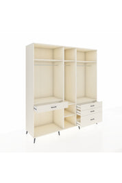 Kronos Dolap 7 Raflı 4 Çekmeceli 3 Askılı 220x59x243 Aytaşı-Aytaşı/Aytaşı