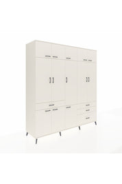 Kronos Dolap 8 Raflı 4 Çekmeceli 3 Askılı 220x59x243 Aytaşı-Aytaşı/Aytaşı