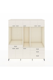 Kronos Dolap 8 Raflı 4 Çekmeceli 3 Askılı 220x59x243 Aytaşı-Aytaşı/Aytaşı