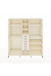 Kronos Dolap 10 Raflı 6 Çekmeceli 3 Askılı 220x59x243 Aytaşı-Aytaşı/Aytaşı