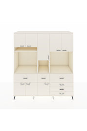 Kronos Dolap 10 Raflı 6 Çekmeceli 8 Kapaklı 220x59x243 Aytaşı-Aytaşı/Aytaşı