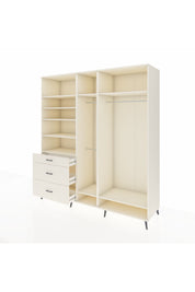 Kronos Dolap 9 Raflı 3 Çekmeceli 3 Askılı 220x59x243 Aytaşı-Aytaşı/Aytaşı