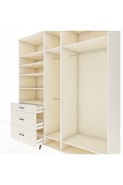 Kronos Dolap 9 Raflı 3 Çekmeceli 3 Askılı 220x59x243 Aytaşı-Aytaşı/Aytaşı