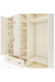 Kronos Dolap 12 Raflı 2 Çekmeceli 2 Askılı 220x59x243 - S784M046V04C