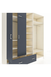 Kronos Dolap 12 Raflı 2 Çekmeceli 2 Askılı 220x59x243 - S784M046V08C