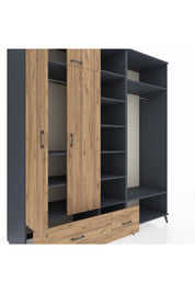 Kronos Dolap 12 Raflı 2 Çekmeceli 2 Askılı 220x59x243 - S784M046V12C