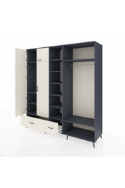 Kronos Dolap 12 Raflı 2 Çekmeceli 2 Askılı 220x59x243 - S784M046V13C