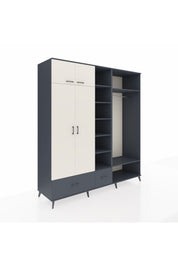 Kronos Dolap 12 Raflı 2 Çekmeceli 2 Askılı 220x59x243 - S784M046V14C