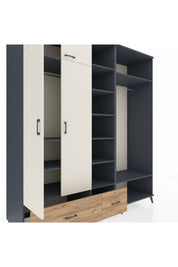 Kronos Dolap 12 Raflı 2 Çekmeceli 2 Askılı 220x59x243 - S784M046V15C