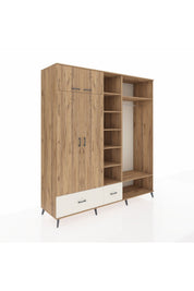 Kronos Dolap 12 Raflı 2 Çekmeceli 2 Askılı 220x59x243 - S784M046V19C