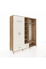 Kronos Dolap 12 Raflı 2 Çekmeceli 2 Askılı 220x59x243 - S784M046V22C