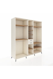 Kronos Dolap 10 Raflı 2 Çekmeceli 3 Askılı 220x59x243 Aytaşı-Çam/Aytaşı