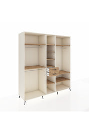 Kronos Dolap 10 Raflı 2 Çekmeceli 3 Askılı 220x59x243 Aytaşı-Çam/Çam