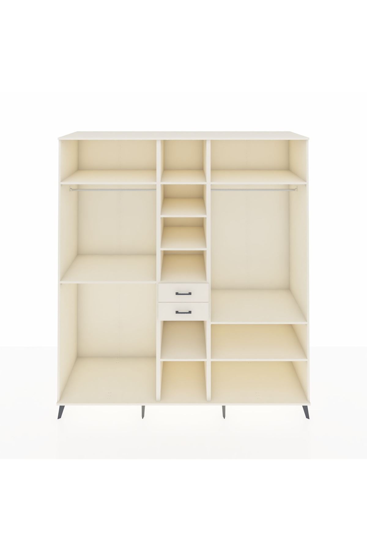 Kronos Dolap 10 Raflı 2 Çekmeceli 3 Askılı 220x59x243 Aytaşı-Aytaşı/Aytaşı