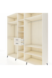 Kronos Dolap 10 Raflı 2 Çekmeceli 3 Askılı 220x59x243 Aytaşı-Aytaşı/Aytaşı