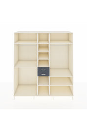 Kronos Dolap 10 Raflı 2 Çekmeceli 3 Askılı 220x59x243 Aytaşı-Aytaşı/Antrasit