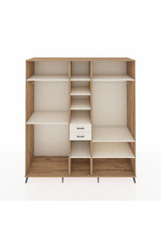 Kronos Dolap 10 Raflı 2 Çekmeceli 3 Askılı 220x59x243 Çam-Aytaşı/Aytaşı