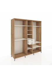 Kronos Dolap 10 Raflı 2 Çekmeceli 3 Askılı 220x59x243 Çam-Aytaşı/Aytaşı