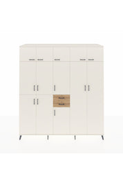 Kronos Dolap 10 Raflı 2 Çekmeceli 3 Askılı 220x59x243 Aytaşı-Aytaşı/Çam