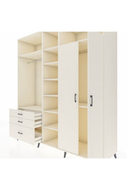 Kronos Dolap 10 Raflı 3 Çekmeceli 2 Askılı 220x59x243 Aytaşı-Aytaşı/Aytaşı