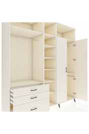 Kronos Dolap 10 Raflı 3 Çekmeceli 2 Askılı 220x59x243 Aytaşı-Aytaşı/Aytaşı
