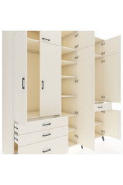 Kronos Dolap 11 Raflı 4 Çekmeceli 2 Askılı 220x59x243 - S784M055V04C