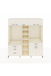 Kronos Dolap 11 Raflı 4 Çekmeceli 2 Askılı 220x59x243 Aytaşı-Aytaşı/Aytaşı