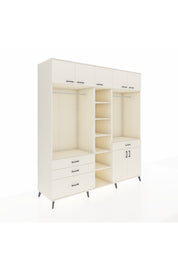 Kronos Dolap 11 Raflı 4 Çekmeceli 2 Askılı 220x59x243 Aytaşı-Aytaşı/Aytaşı