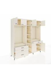 Kronos Dolap 11 Raflı 4 Çekmeceli 2 Askılı 220x59x243 Aytaşı-Aytaşı/Aytaşı