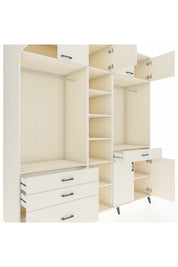 Kronos Dolap 11 Raflı 4 Çekmeceli 2 Askılı 220x59x243 Aytaşı-Aytaşı/Aytaşı