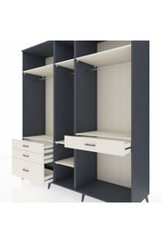 Kronos Dolap 7 Raflı 4 Çekmeceli 3 Askılı 220x59x243 - S784M057V13C